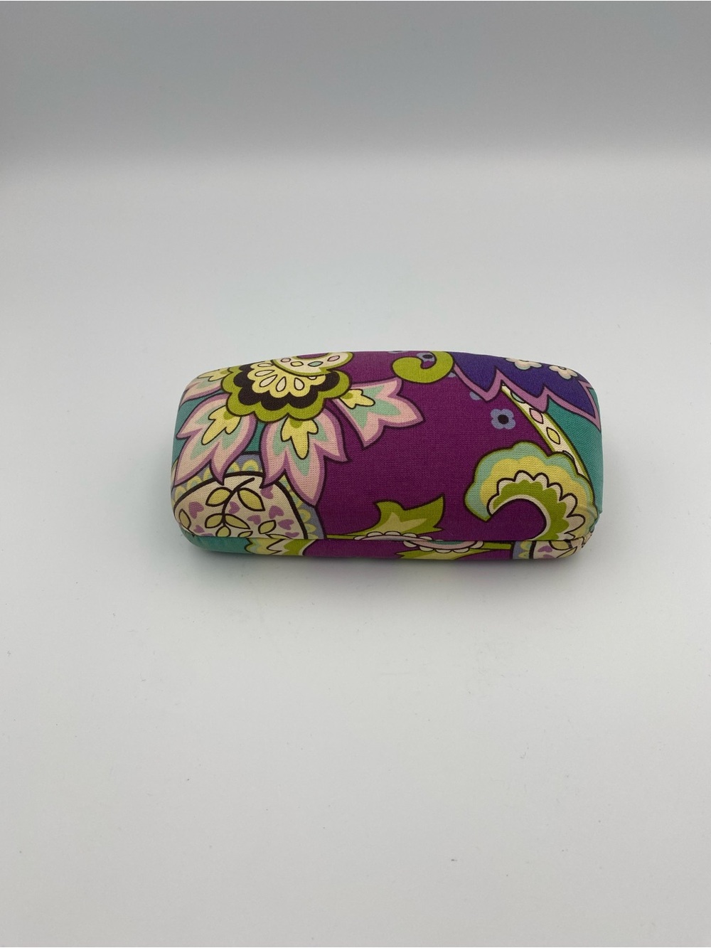 Vera Bradley Purple Floral Hard Eyeglass Case